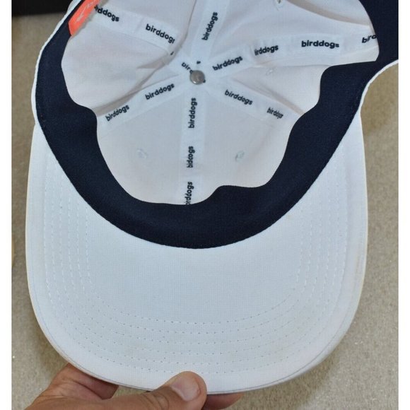 Bird Dogs Men Hat Cap Adjustable Strap Back White Golf Athletic Baseball Stretch - Picture 7 of 10